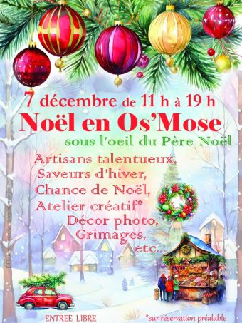 Marché de Noël d’Os’mose – 1re édition Marché de Noël d’Os’mose – 1re édition